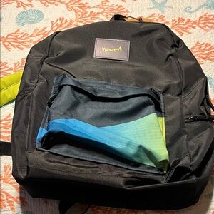 Black and Blue Men's Backpack